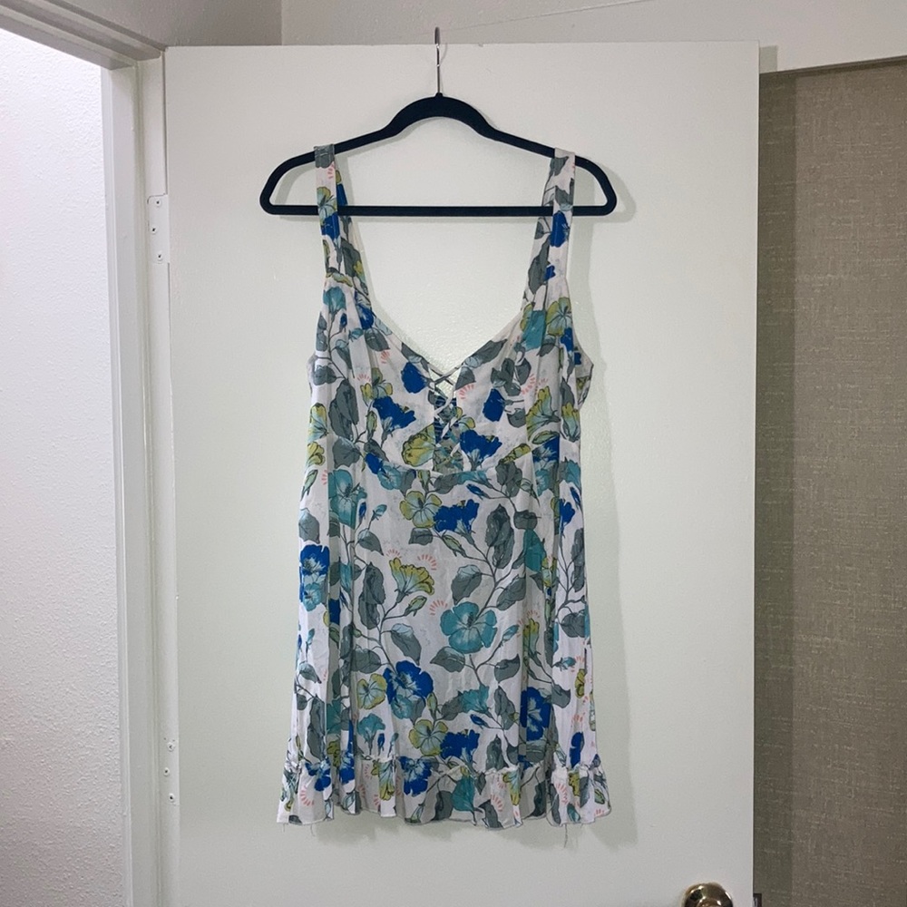 Free People Floral Mini Dress